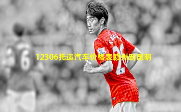 12306托运汽车价格表赣州到昆明