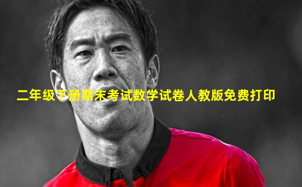 二年级下册期末考试数学试卷人教版免费打印