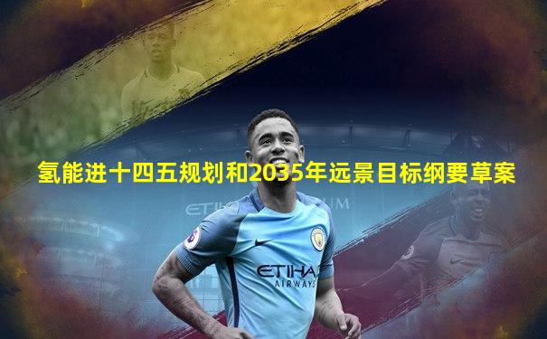 氢能进十四五规划和2035年远景目标纲要草案