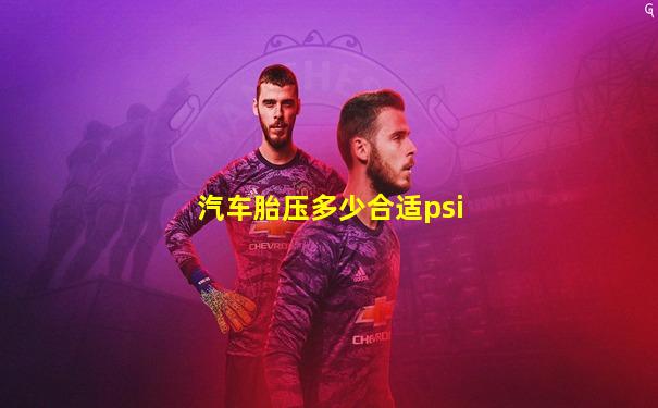汽车胎压多少合适psi