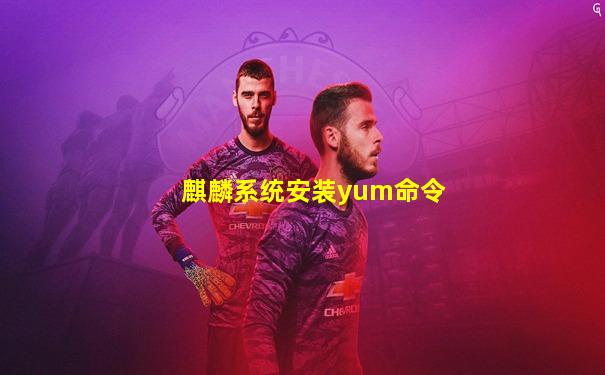 麒麟系统安装yum命令